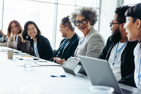 Diverse group of business people